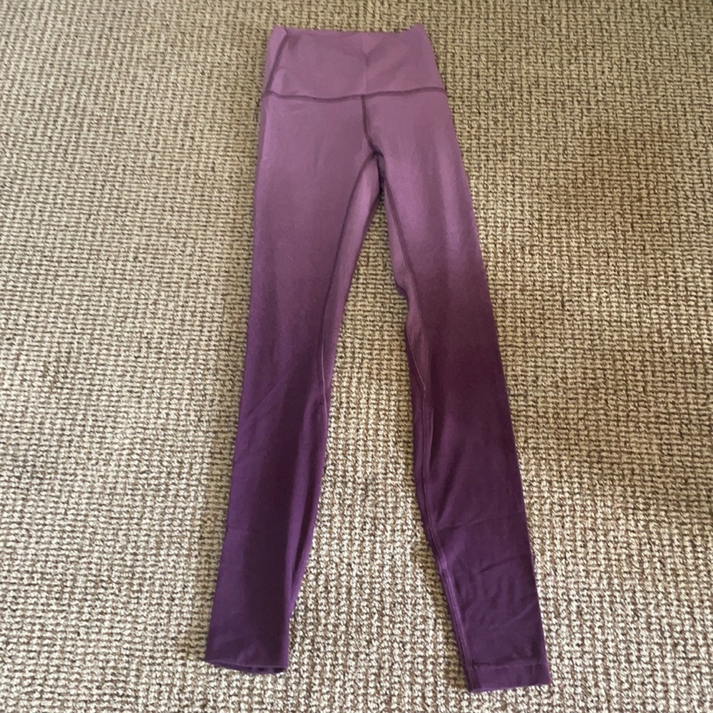 Purple Fade Lululemon Leggings